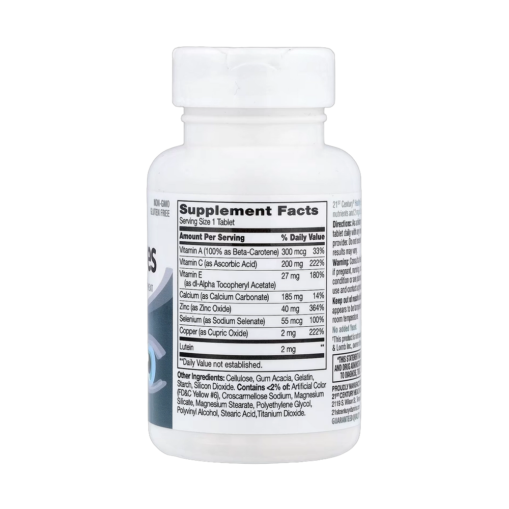21st Century, Healthy Eyes, Lutein and Antioxidants, 60 Tablets