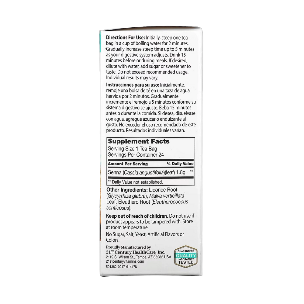 21st Century, Herbal Slimming Tea, All Natural, Caffeine Free, 24 Tea Bags, 1.7 oz (48 g)
