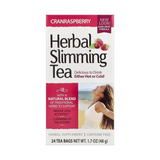 21st Century, Herbal Slimming Tea, Cranraspberry, Caffeine Free, 24 Tea Bags, 1.7 oz, 48 g