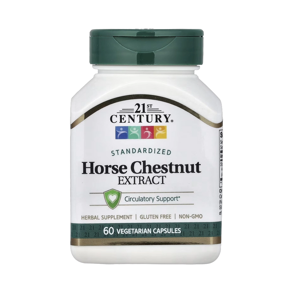 21st Century, Horse Chestnut Extract, Standardized, 60 Vegetarian Capsules