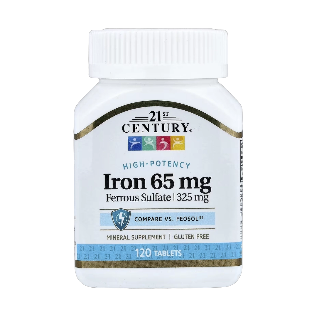 21st Century, Iron, 65 mg, 120 Tablets