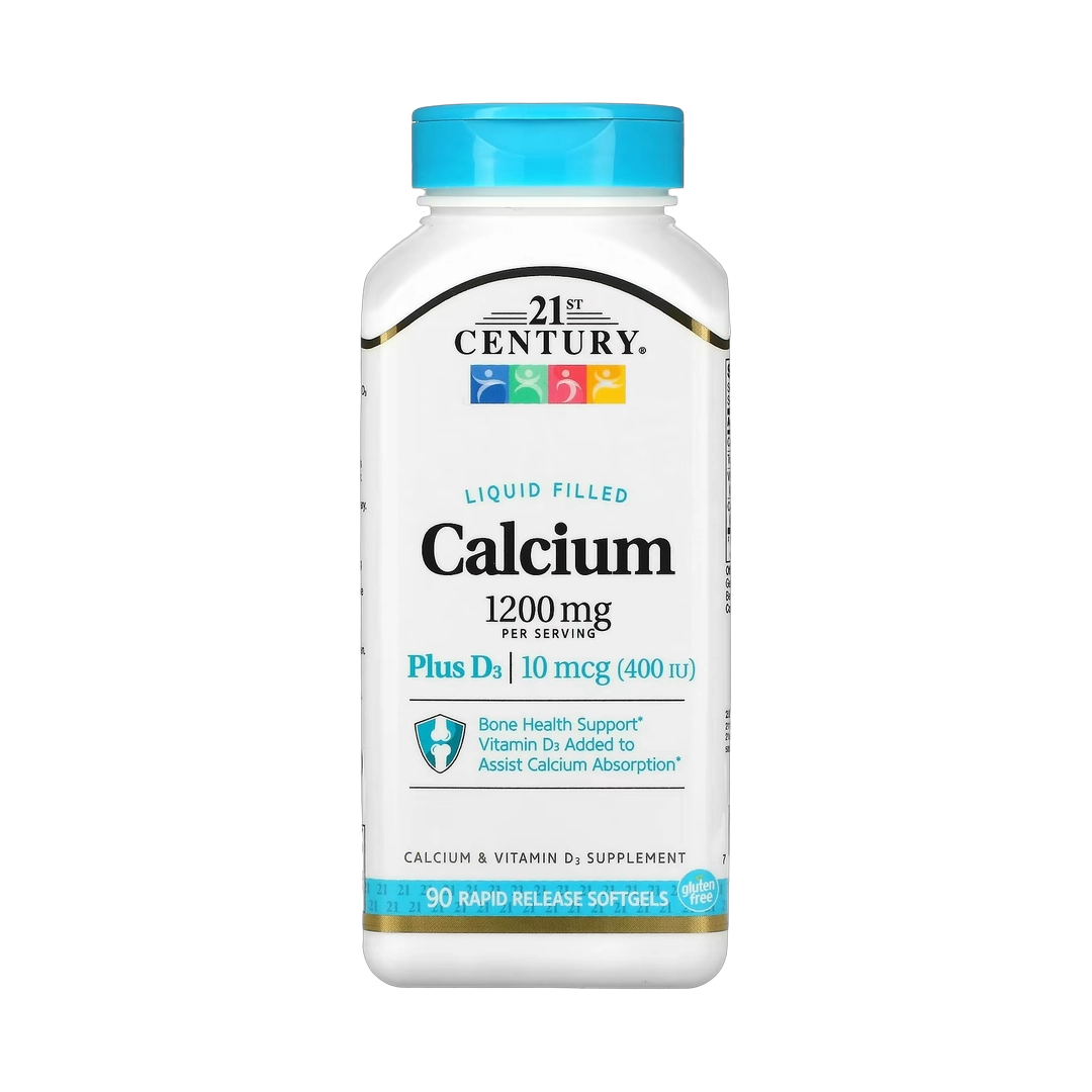 21st Century, Liquid Filled Calcium Plus D3, 90 Rapid Release Softgels