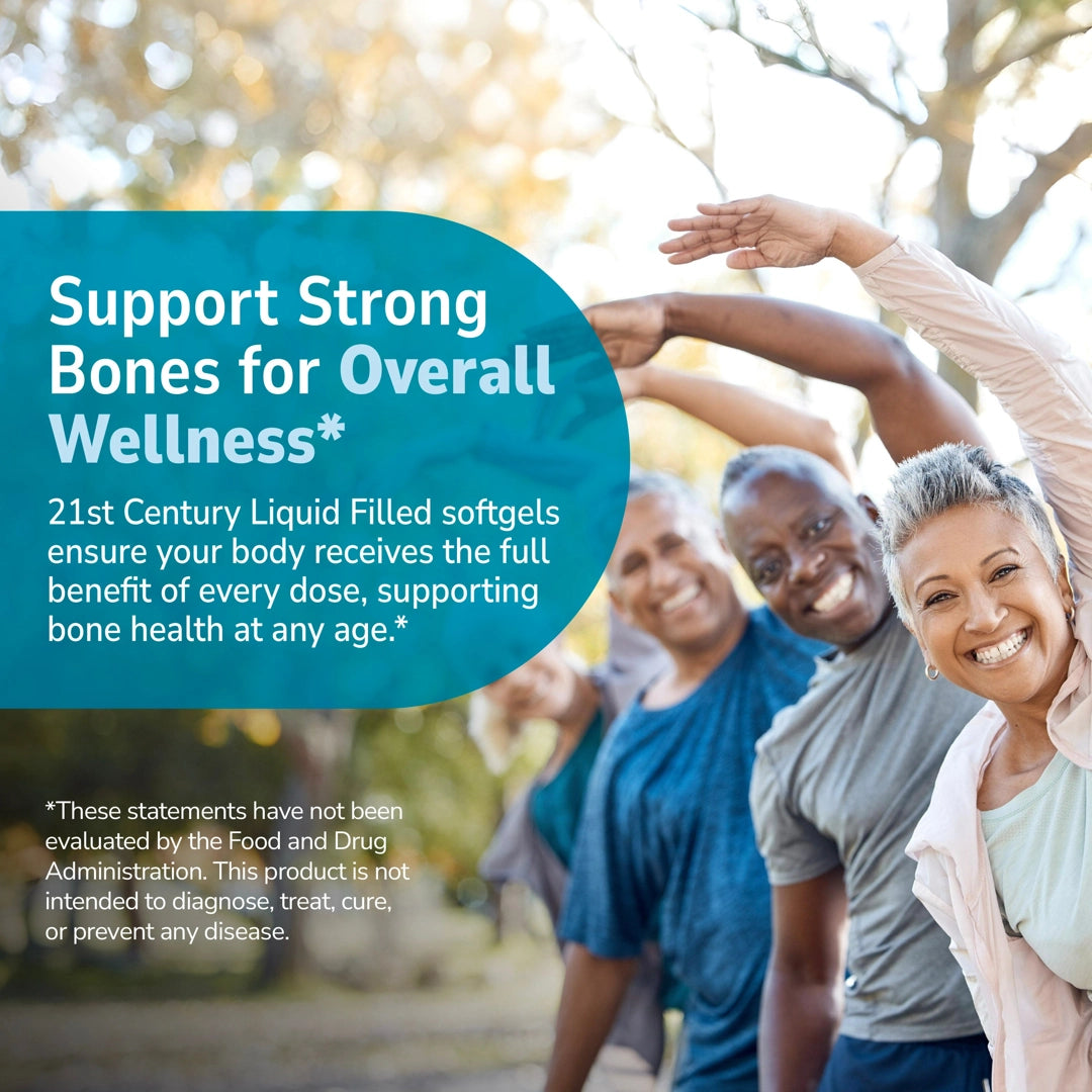 21st Century, Liquid Filled Calcium Plus D3, 90 Rapid Release Softgels