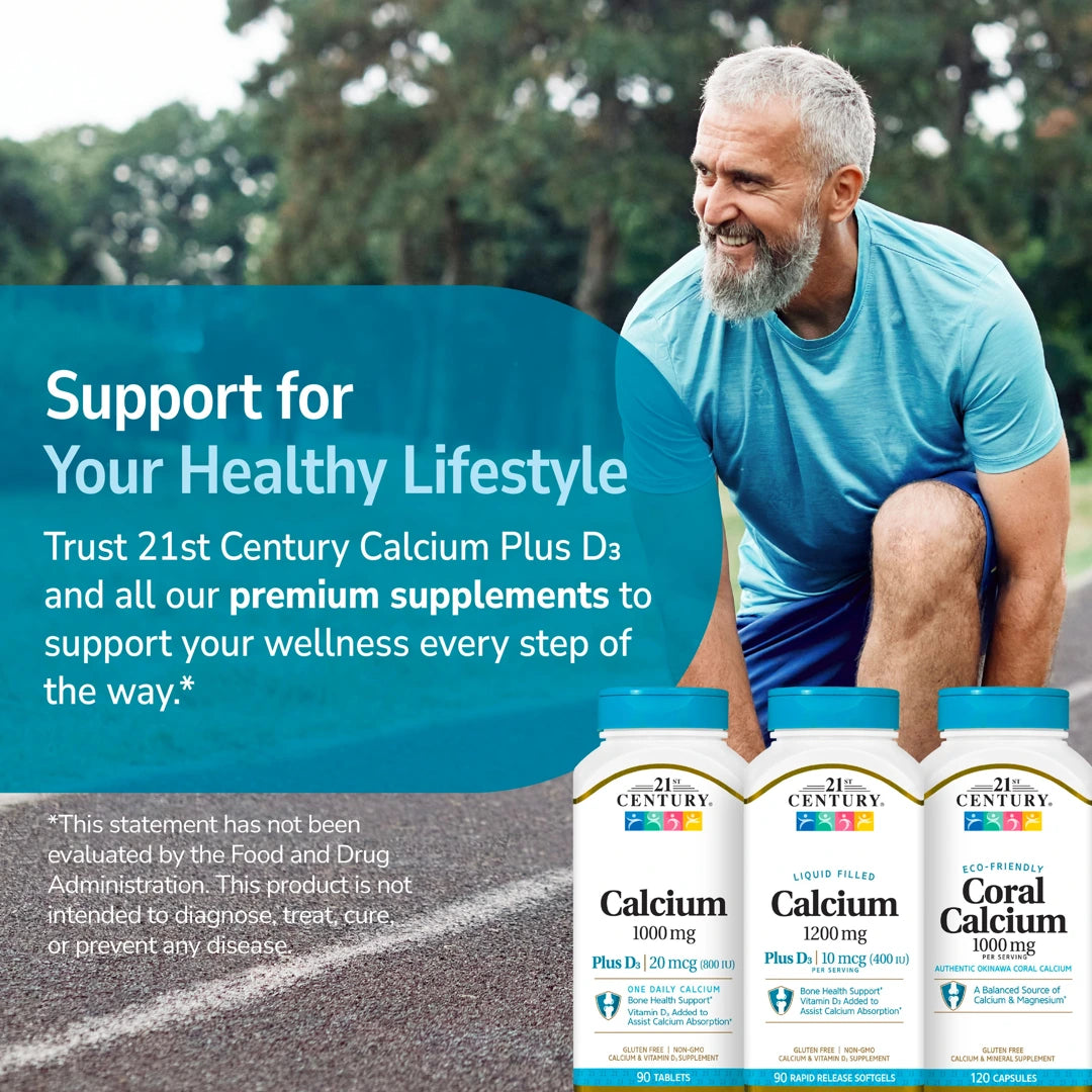21st Century, Liquid Filled Calcium Plus D3, 90 Rapid Release Softgels
