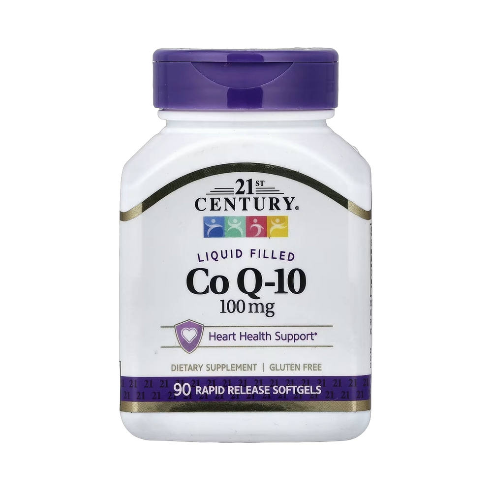 21st Century, Liquid Filled CoQ-10, 100 mg, 90 Rapid Release Softgels