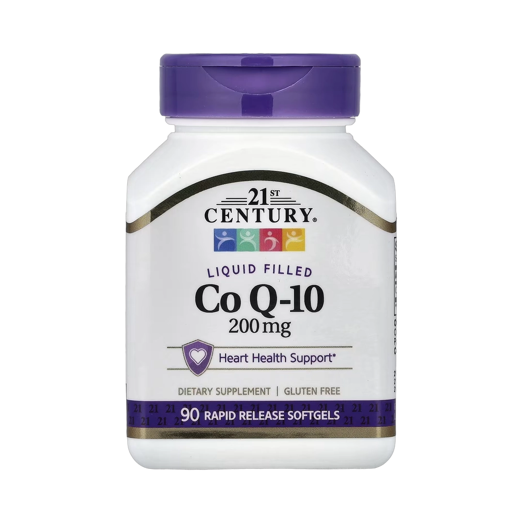 21st Century, Liquid Filled CoQ-10, 200 mg, 90 Rapid Release Softgels