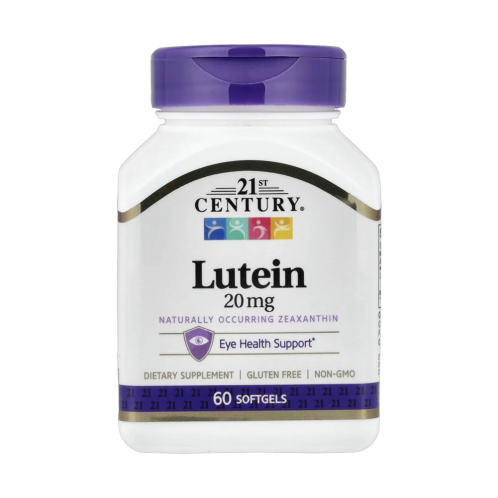21st Century, Lutein, 20 mg, 60 Softgels