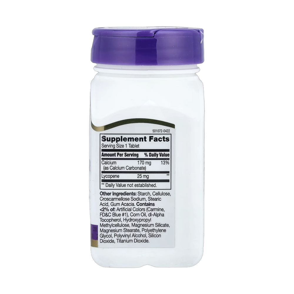 21st Century, Lycopene, 25 mg, 60 Tablets