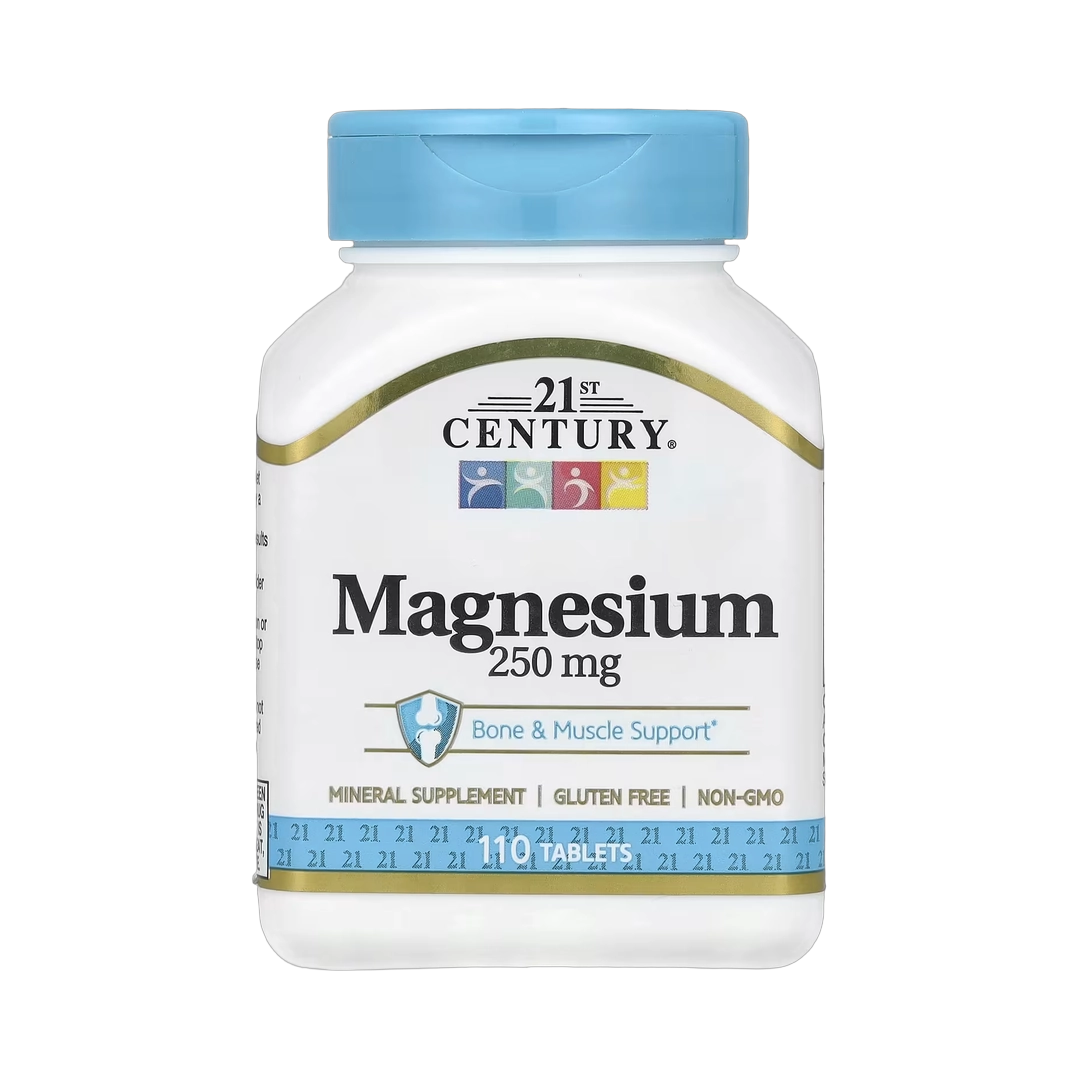 21st Century, Magnesium, 250 mg, 110 Tablets