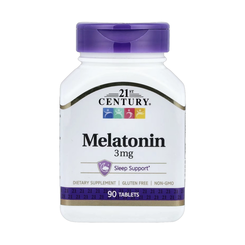 21st Century, Melatonin, 3 mg, 90 Tablets