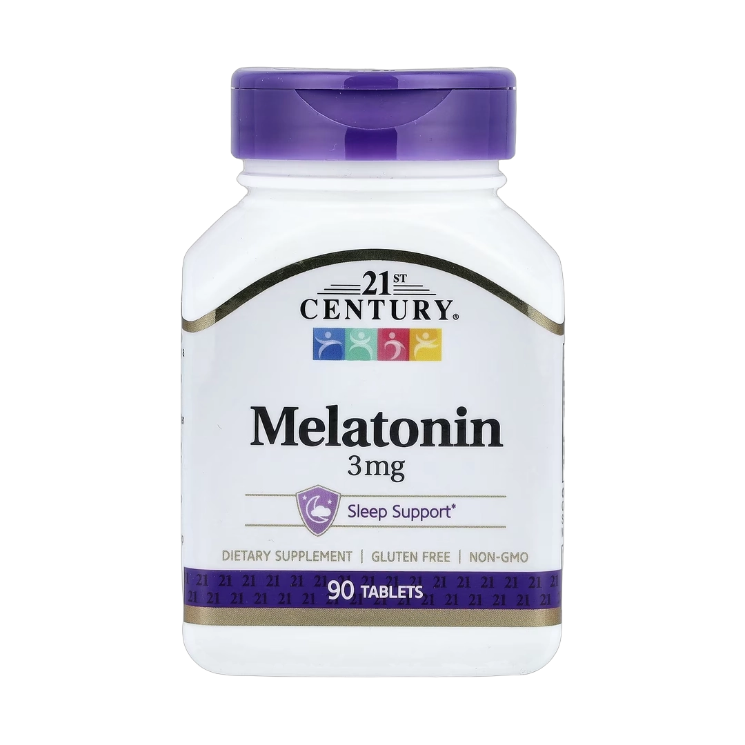 21st Century, Melatonin, 3 mg, 90 Tablets
