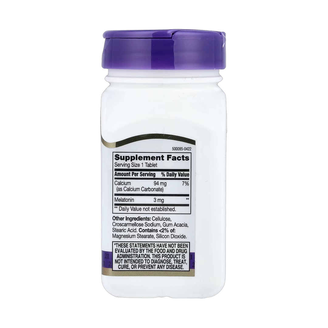21st Century, Melatonin, 3 mg, 90 Tablets