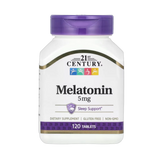 21st Century, Melatonin, 5 mg, 120 Tablets