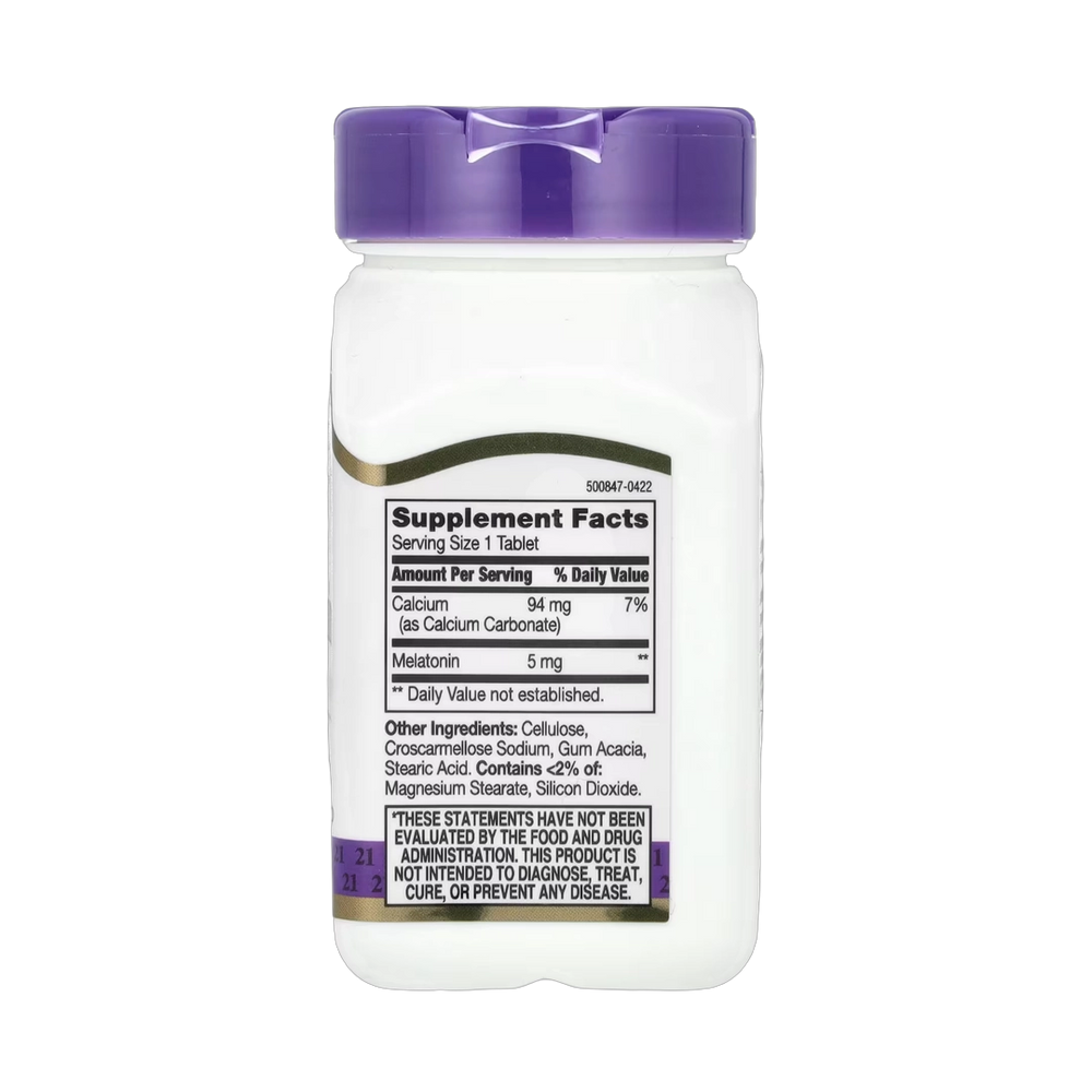 21st Century, Melatonin, 5 mg, 120 Tablets