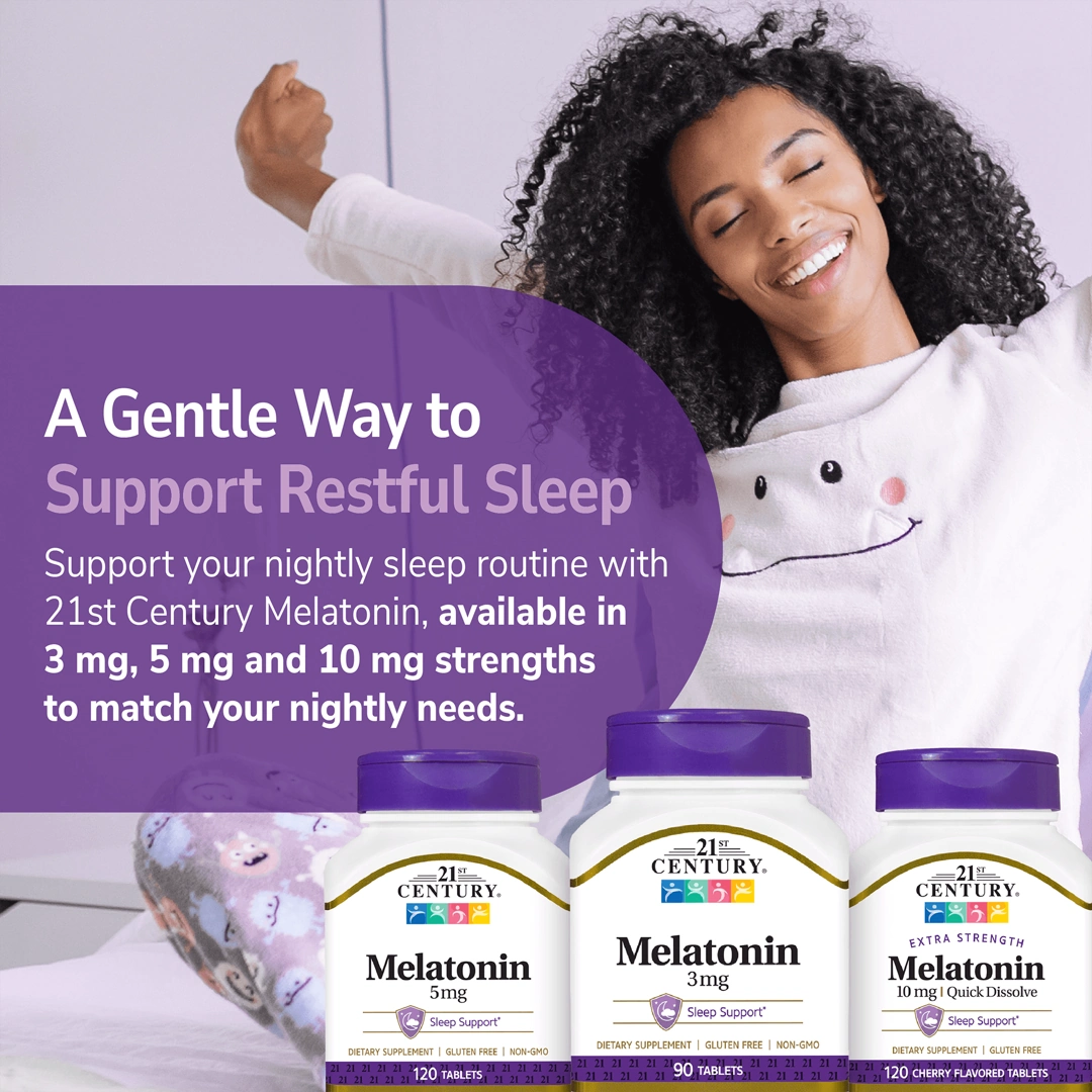 21st Century, Melatonin, 5 mg, 120 Tablets