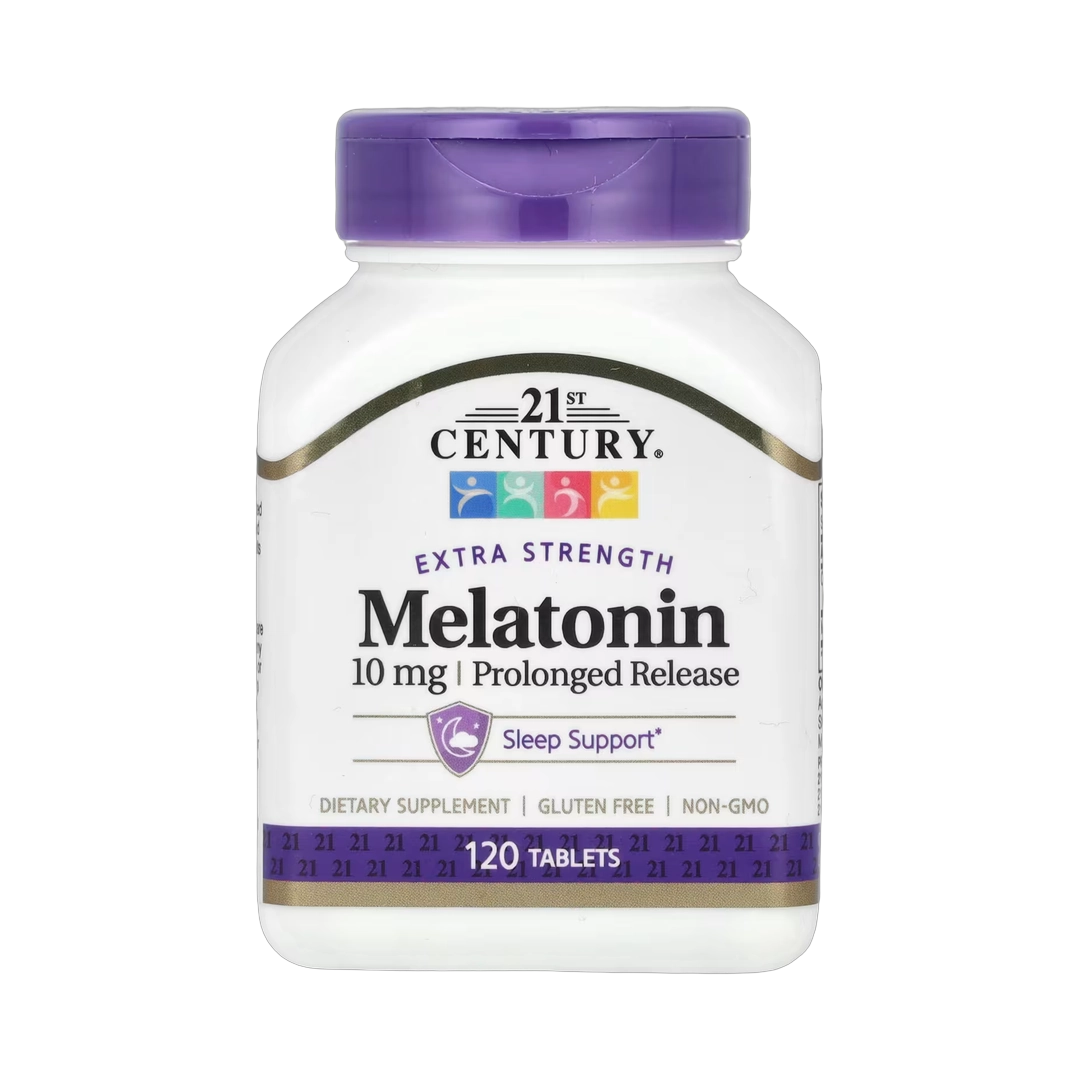 21st Century, Melatonin, Prolonged Release, 10 mg, 120 Tablets