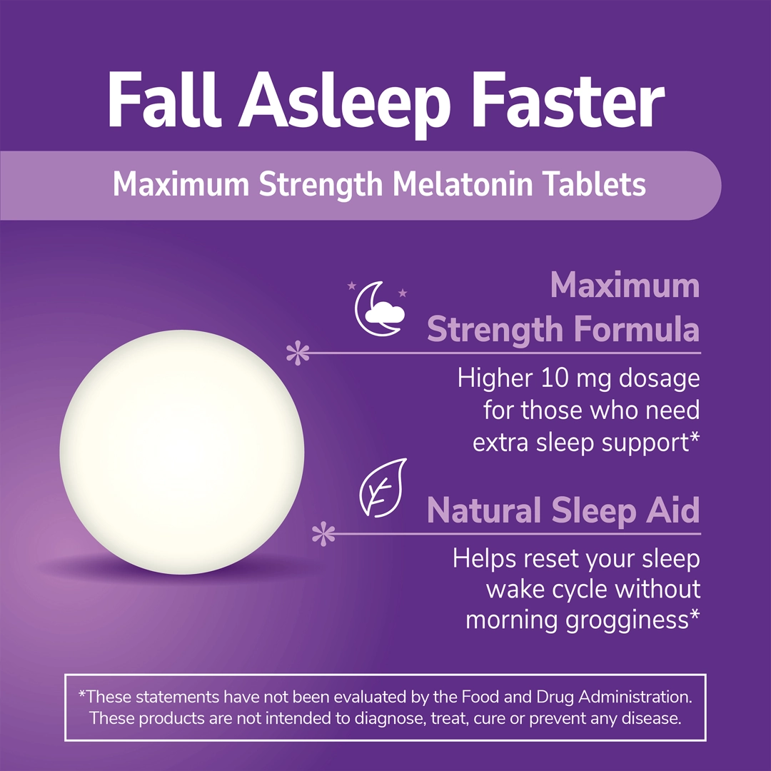 21st Century, Melatonin, Quick Dissolve, Cherry, 10 mg, 120 Tablets