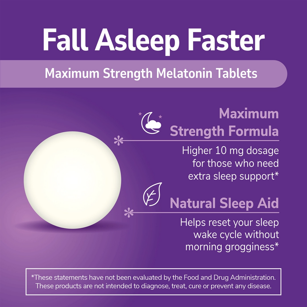 21st Century, Melatonin, Quick Dissolve, Cherry, 10 mg, 120 Tablets