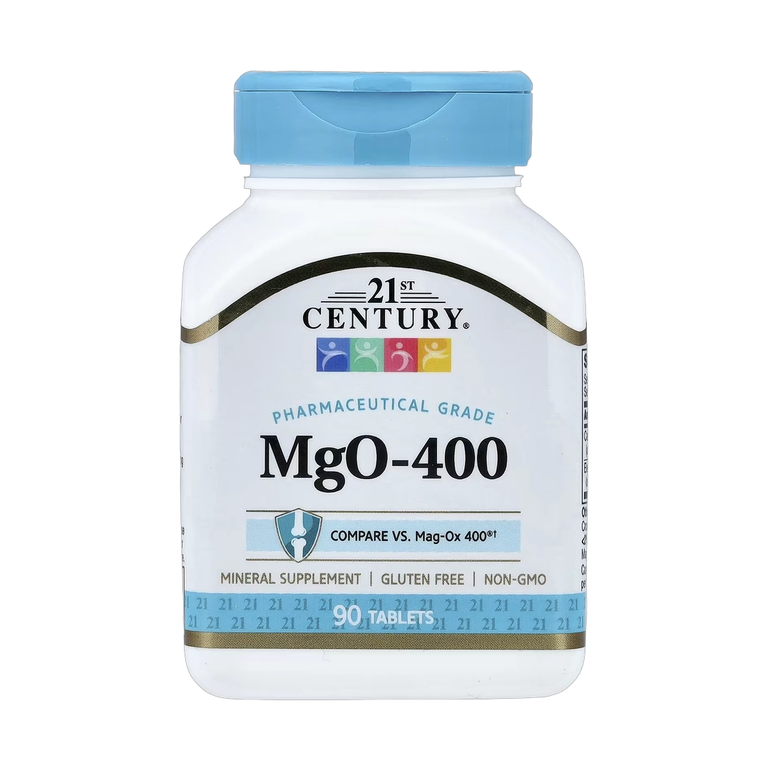 21st Century, MgO-400, 90 Tablets