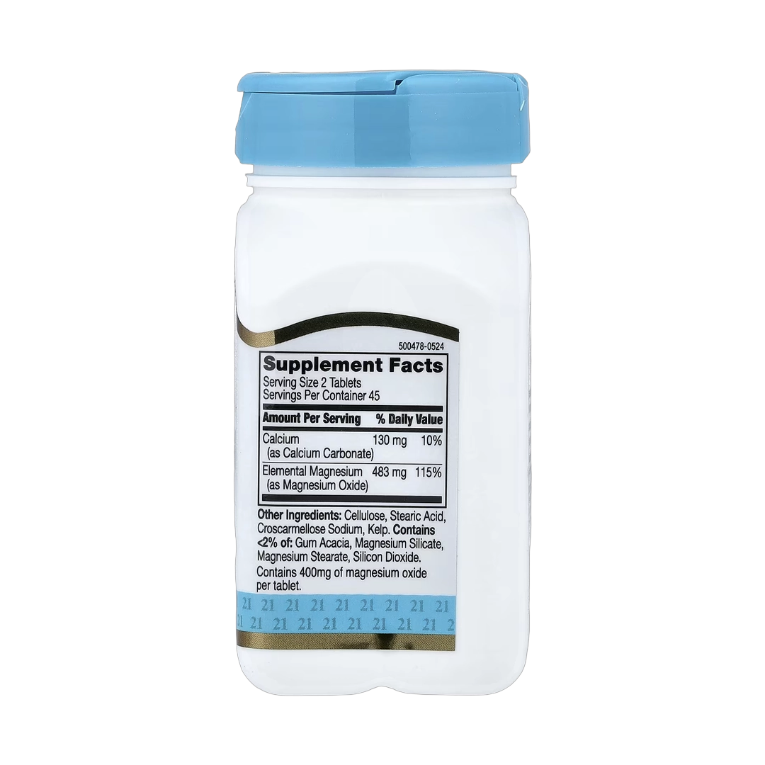 21st Century, MgO-400, 90 Tablets