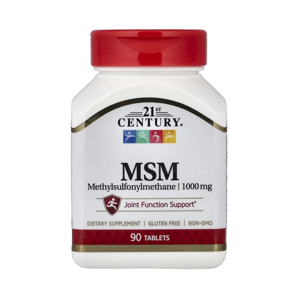 21st Century, MSM, 1,000 mg, 90 Tablets