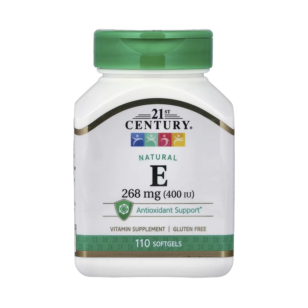 21st Century, Natural Vitamin E, 268 mg (400 IU), 110 Softgels