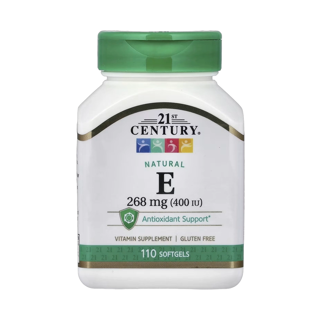 21st Century, Natural Vitamin E, 268 mg (400 IU), 110 Softgels