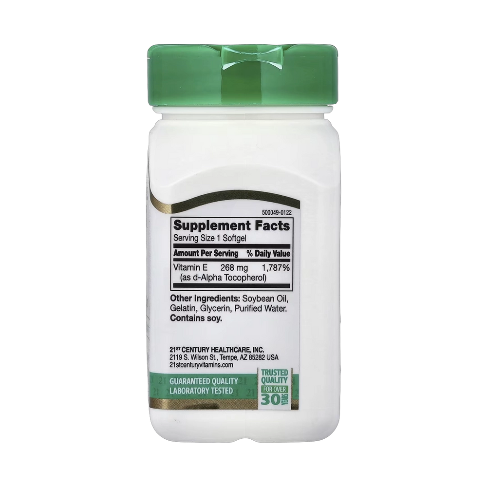 21st Century, Natural Vitamin E, 268 mg (400 IU), 110 Softgels