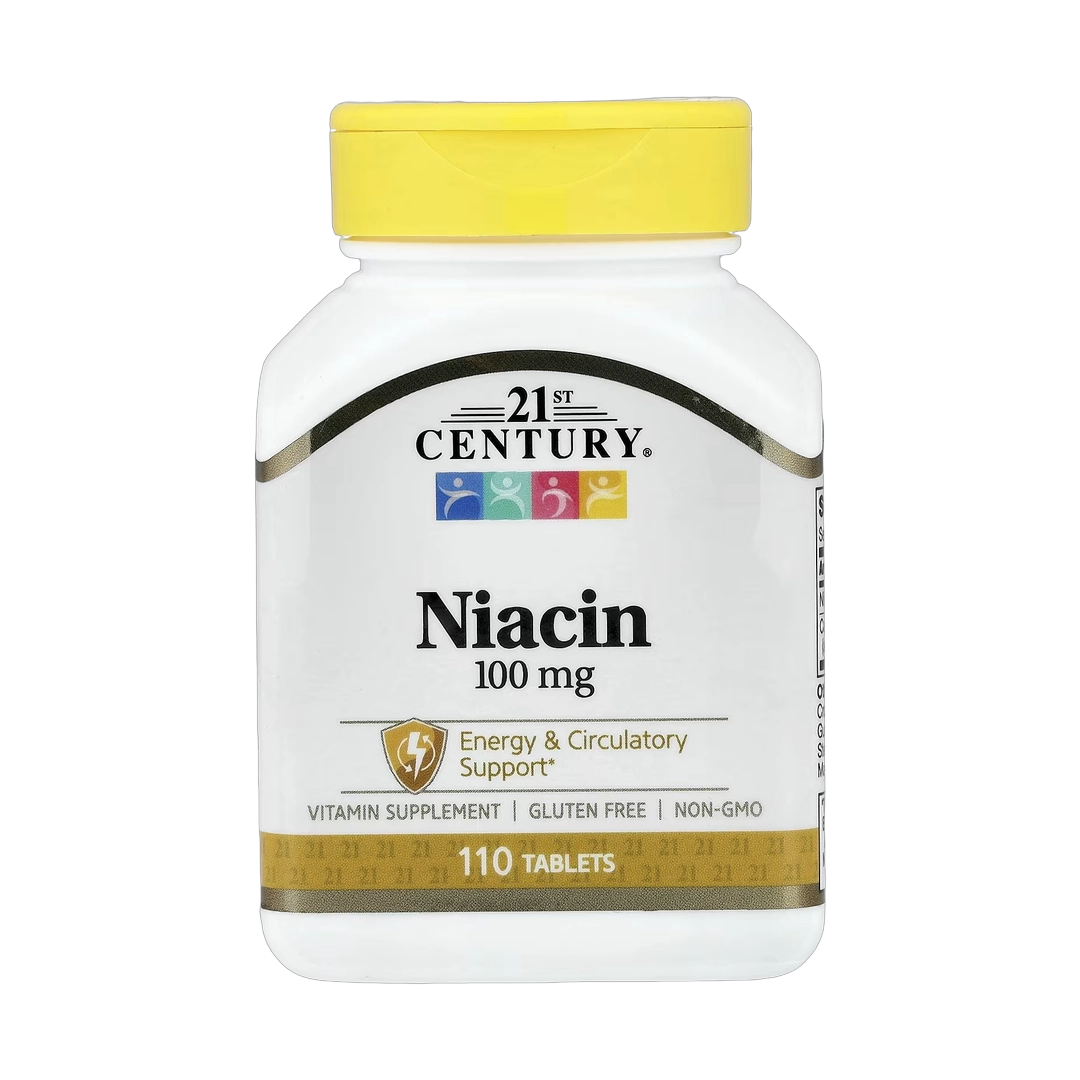 21st Century, Niacin, 100 mg, 110 Tablets
