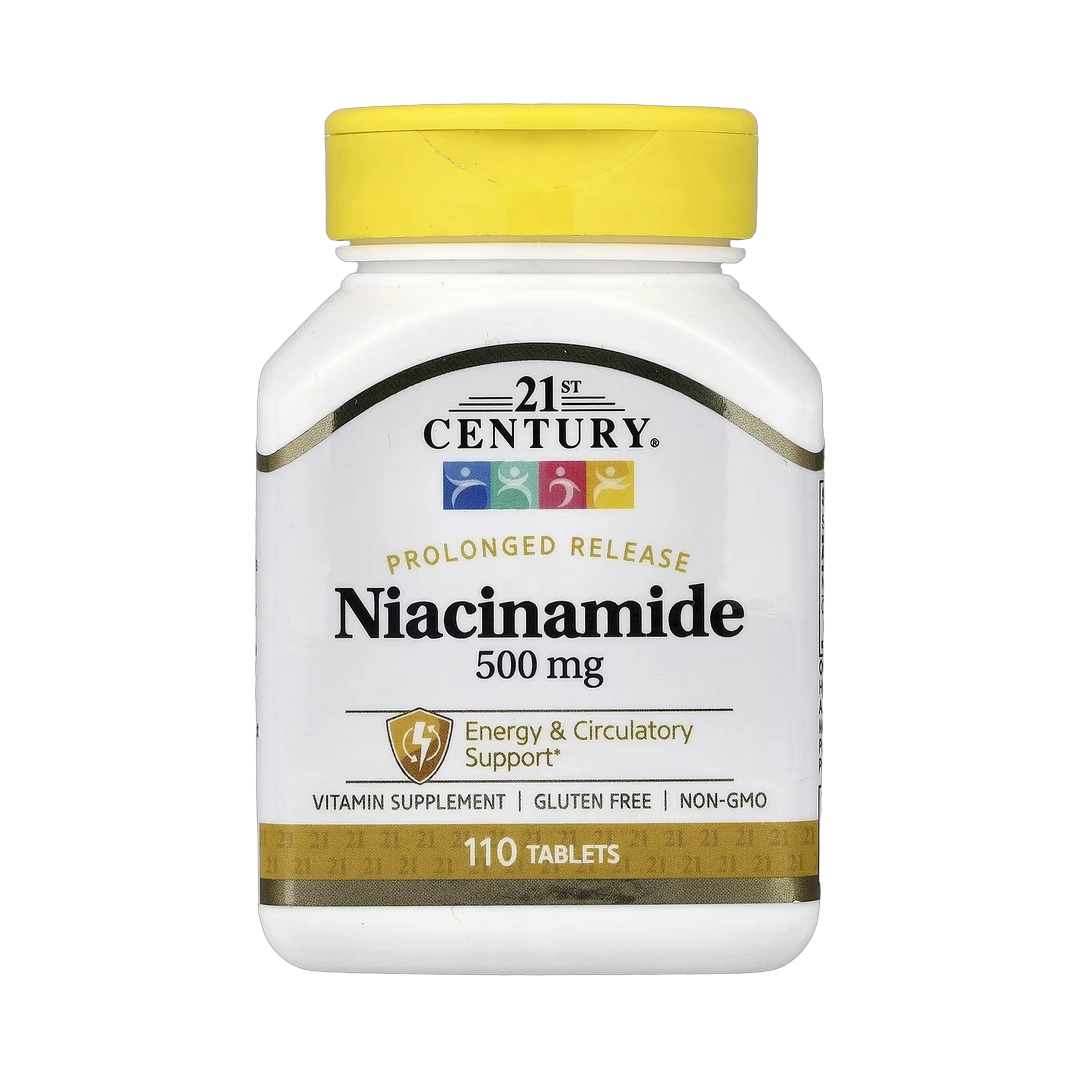 21st Century, Niacinamide, Prolonged Release , 110 Tablets