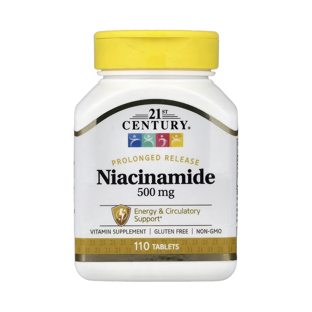 21st Century, Niacinamide, Prolonged Release , 110 Tablets