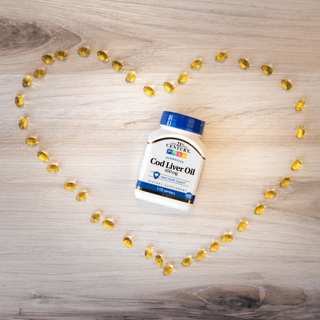 21st Century, Norwegian Cod Liver Oil, 400 mg, 110 Softgels