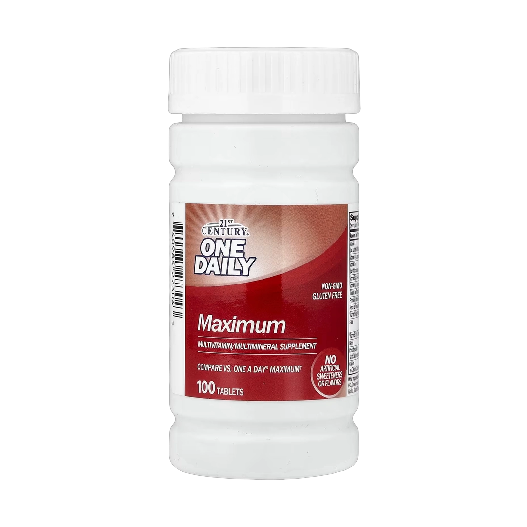 21st Century, One Daily, Maximum, 100 Tablets
