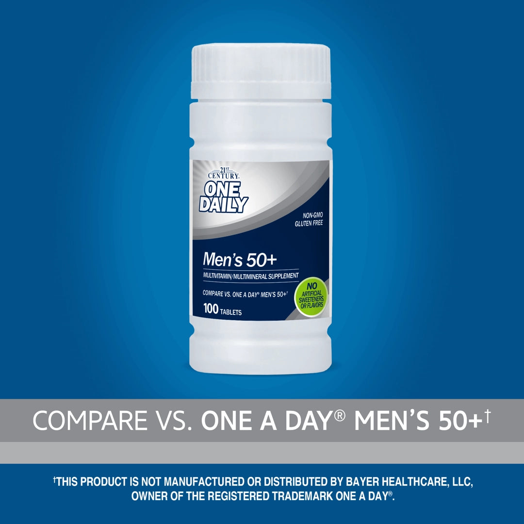 21st Century, One Daily, Men's 50+, 100 Tablets