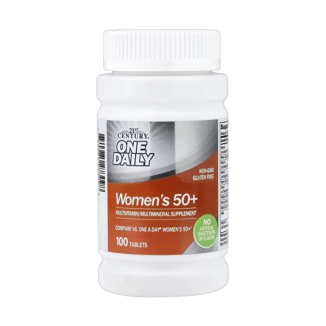 21st Century, One Daily, Women's 50+, 100 Tablets