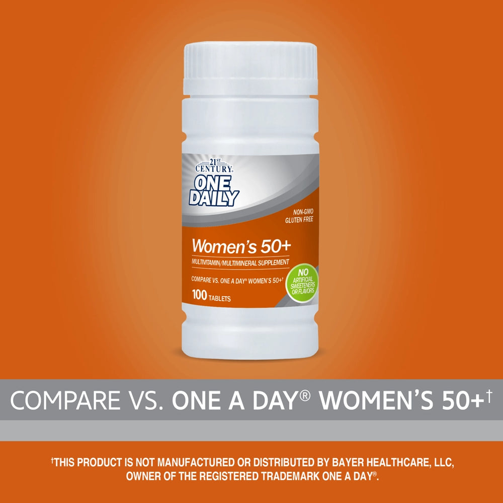 21st Century, One Daily, Women's 50+, 100 Tablets