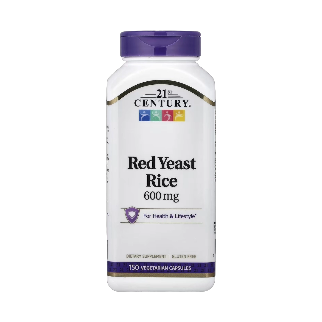 21st Century, Red Yeast Rice, 600 mg, 150 Vegetarian Capsules