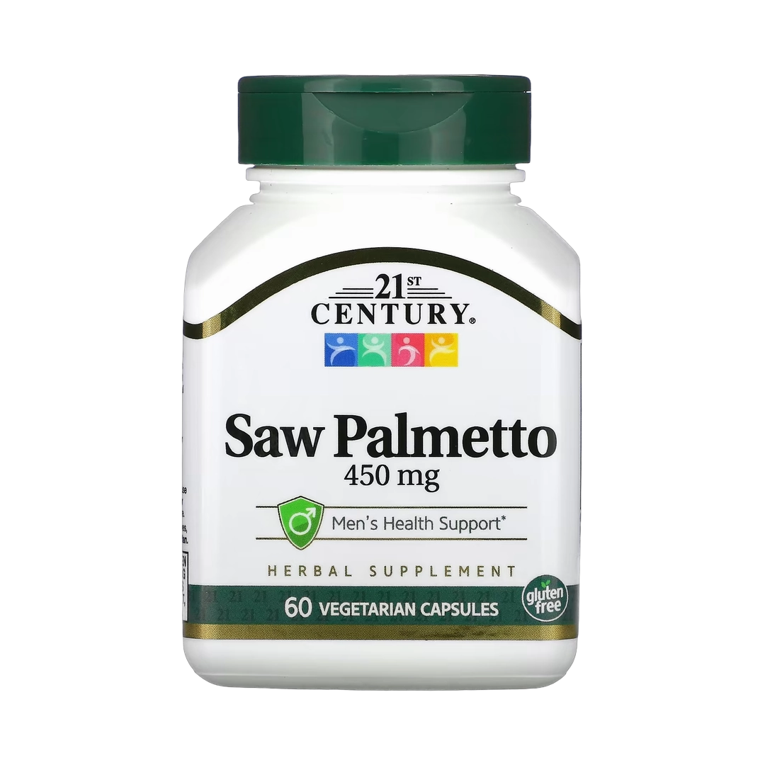 21st Century, Saw Palmetto, 450 mg, 60 Vegetarian Capsules