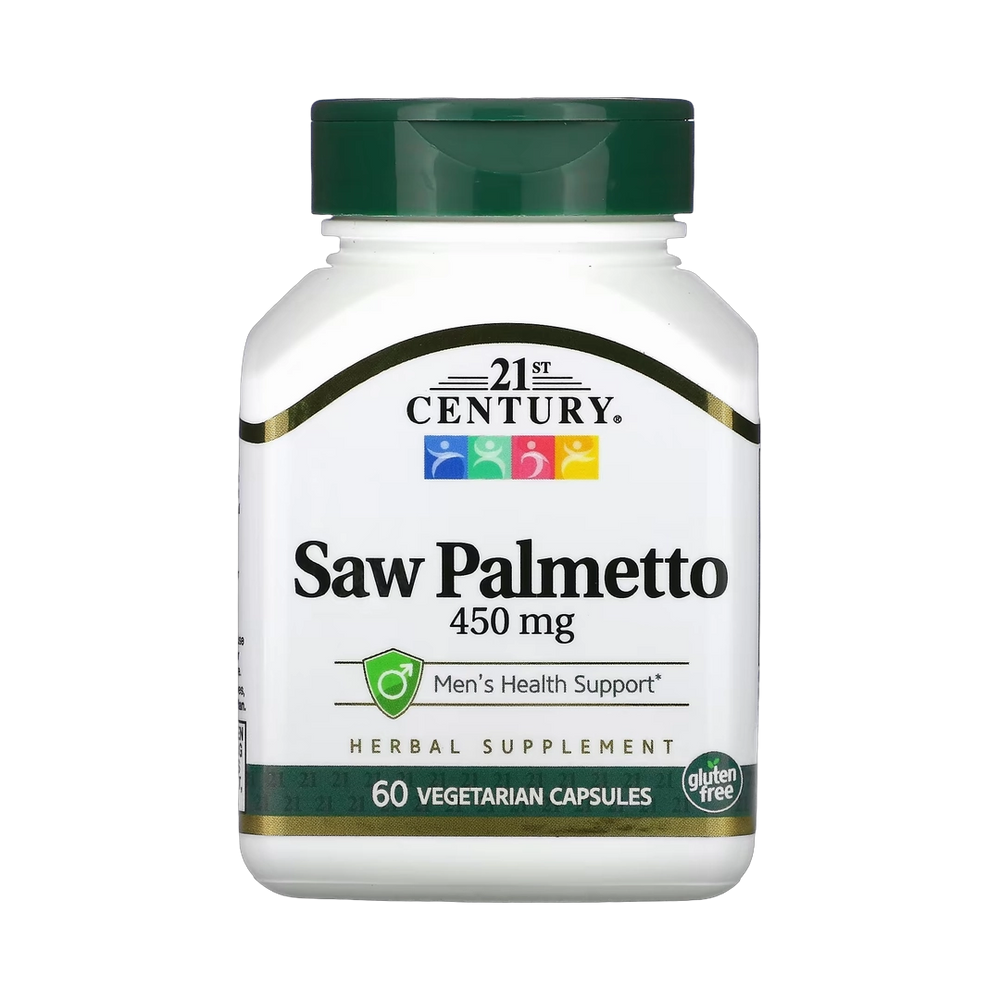21st Century, Saw Palmetto, 450 mg, 60 Vegetarian Capsules