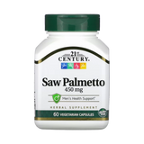 21st Century, Saw Palmetto, 450 mg, 60 Vegetarian Capsules