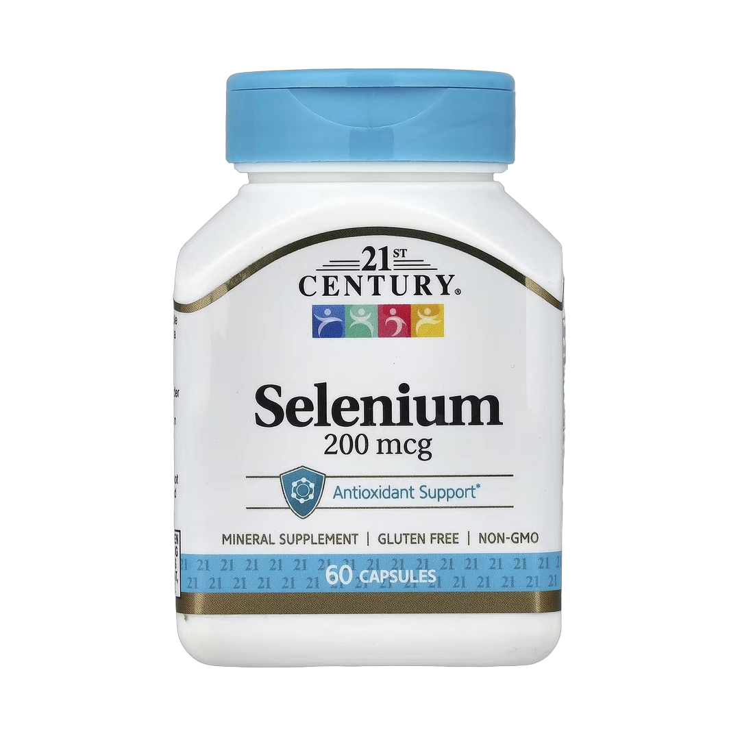 21st Century, Selenium, 200 mcg, 60 Capsules