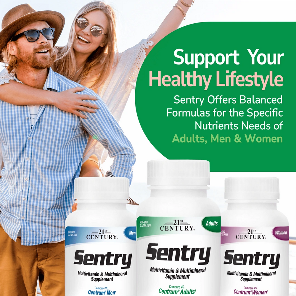 21st Century, Sentry, Adults Multivitamin & Multimineral Supplement, 130 Tablets