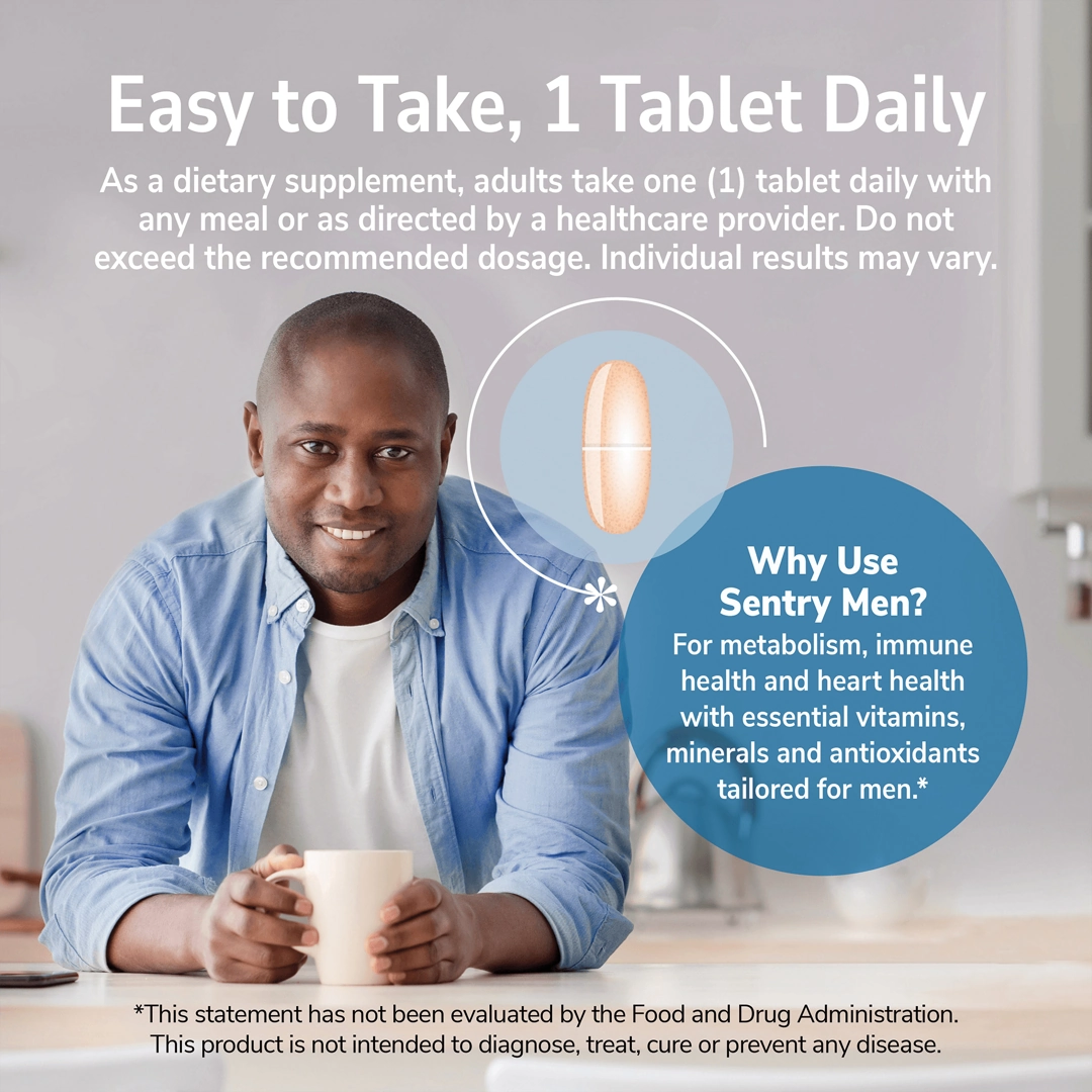 21st Century, Sentry Men, Multivitamin & Multimineral Supplement, 120 Tablets