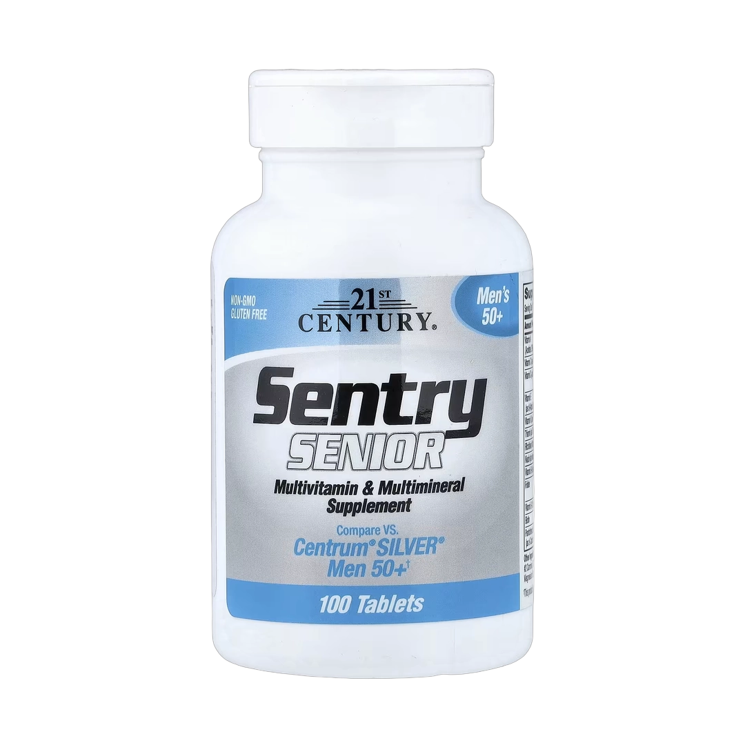 21st Century, Sentry Senior, Men's 50+, Multivitamin & Multimineral Supplement, 100 Tablets
