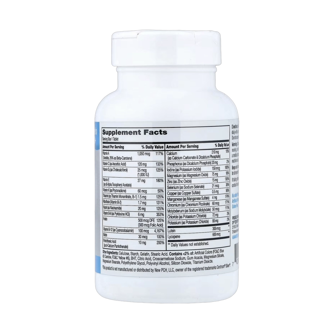 21st Century, Sentry Senior, Men's 50+, Multivitamin & Multimineral Supplement, 100 Tablets
