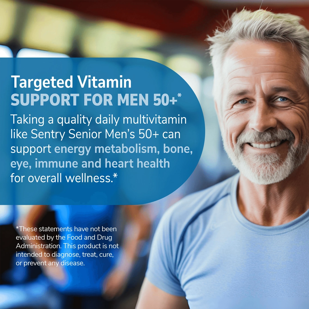 21st Century, Sentry Senior, Men's 50+, Multivitamin & Multimineral Supplement, 100 Tablets