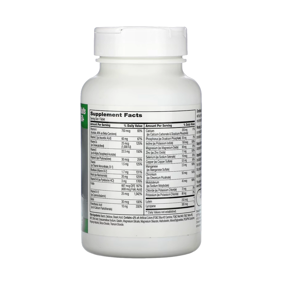 21st Century, Sentry Senior, Multivitamin & Multimineral Supplement, Adults 50+, 125 Tablets