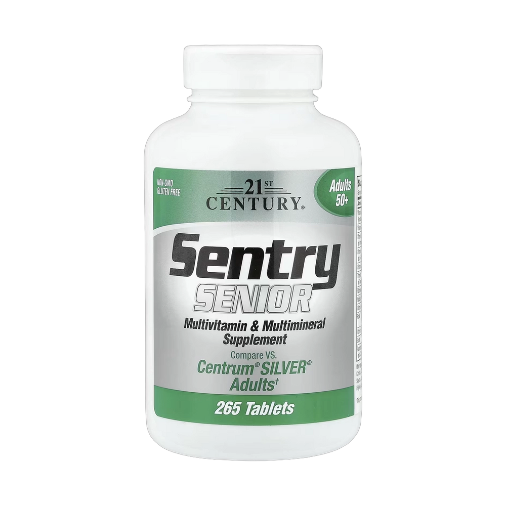 21st Century, Sentry Senior, Multivitamin & Multimineral Supplement, Adults 50+, 265 Tablets