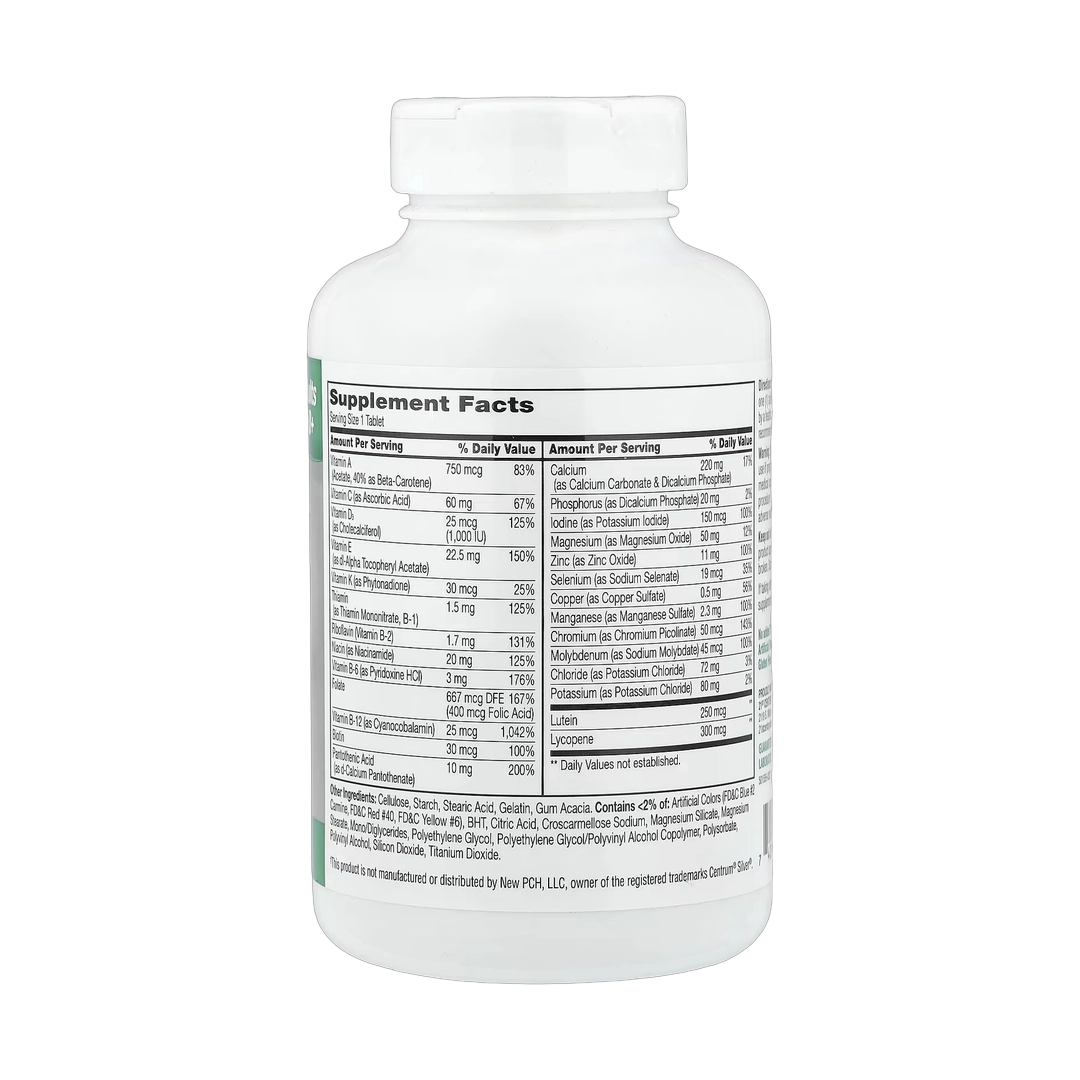 21st Century, Sentry Senior, Multivitamin & Multimineral Supplement, Adults 50+, 265 Tablets