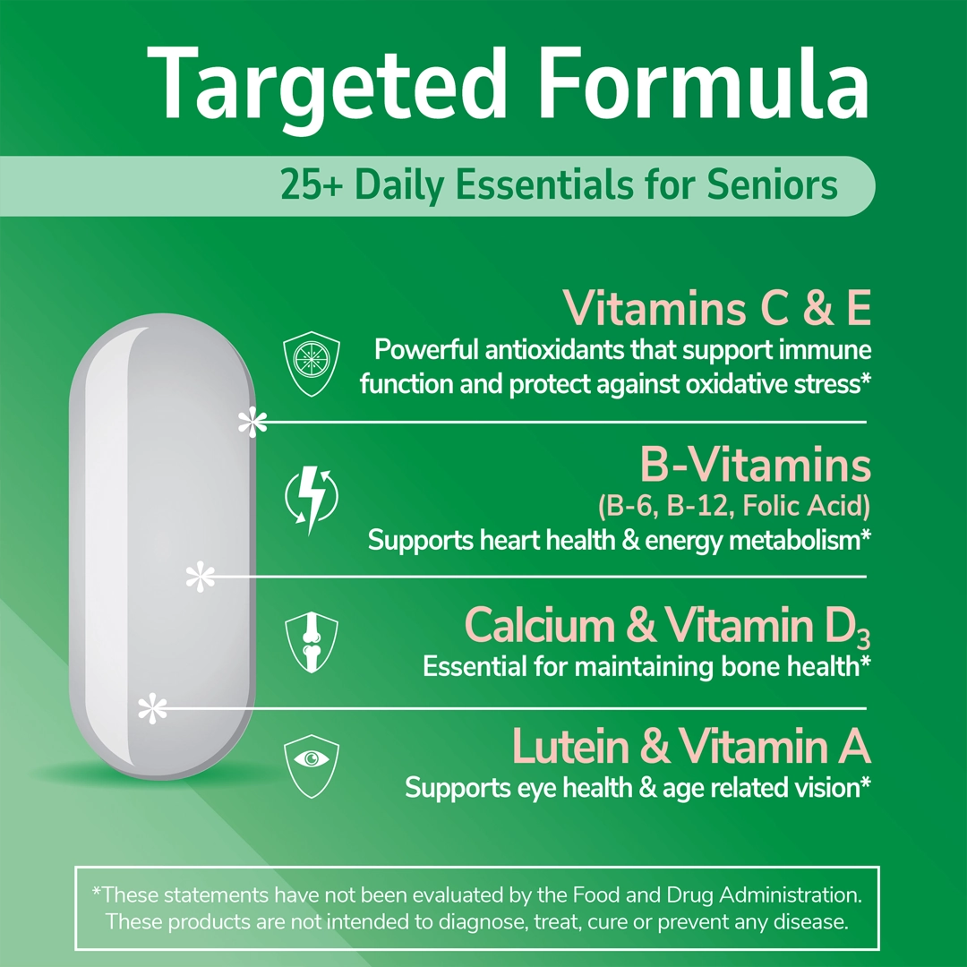 21st Century, Sentry Senior, Multivitamin & Multimineral Supplement, Adults 50+, 265 Tablets